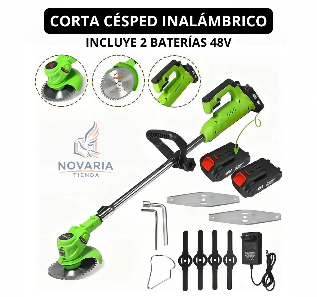 Cortacesped Inalámbrica + 2 baterias 48V 🌿🪚