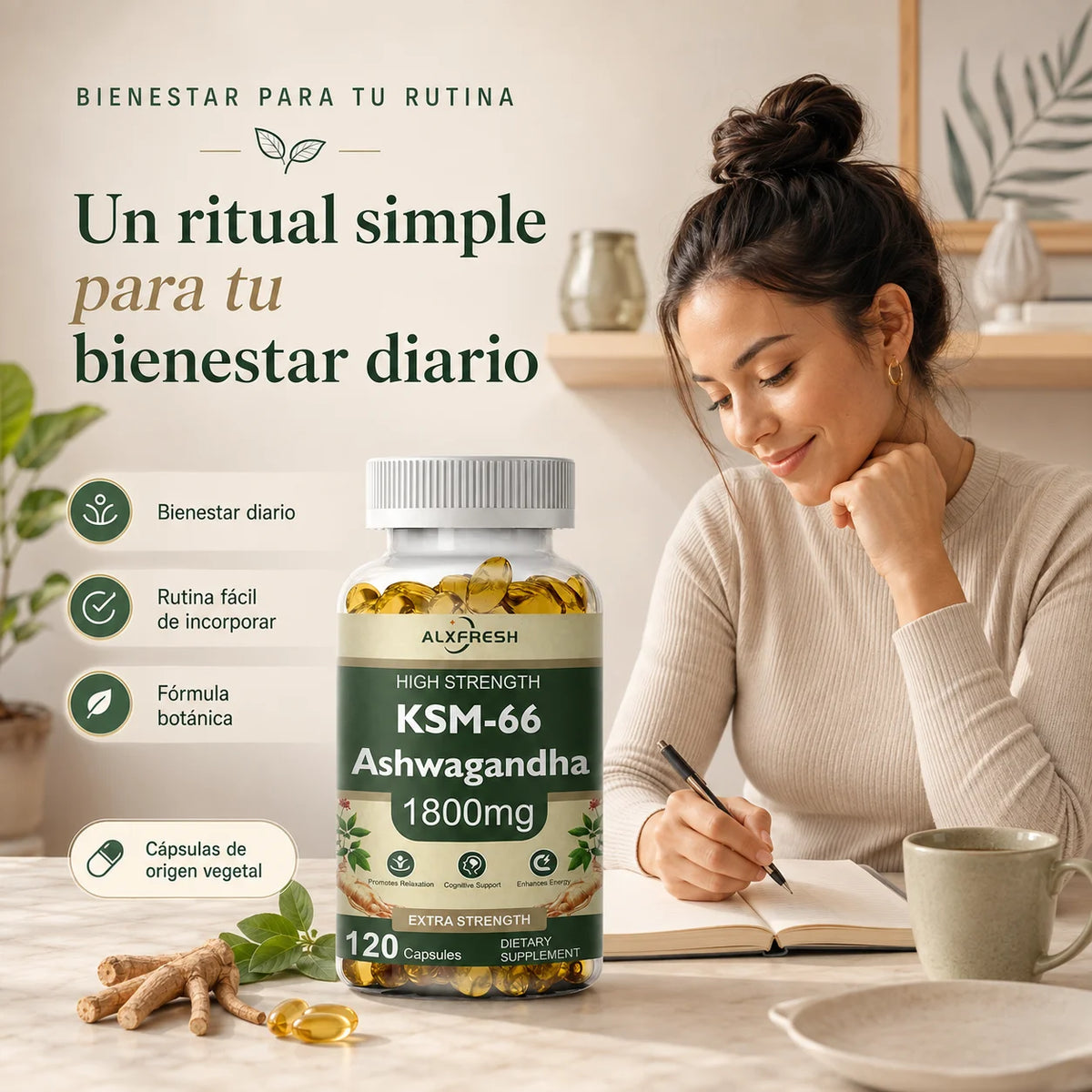 Novaria Balance™ | Ashwagandha Premium 1800 mg