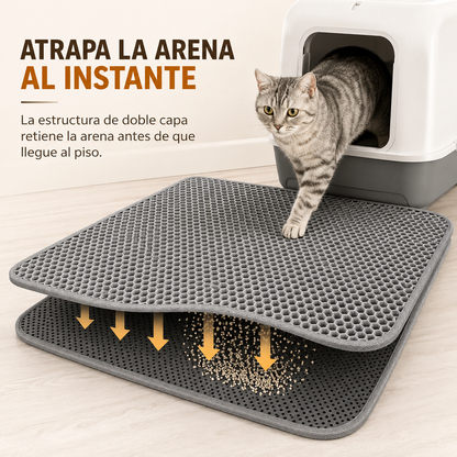 ALFOMBRA ATRAPA ARENA PARA GATOS