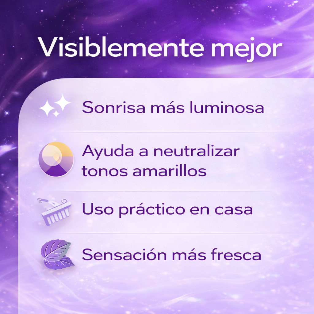 Pasta Violeta Blanqueadora de Dientes 🦷✨