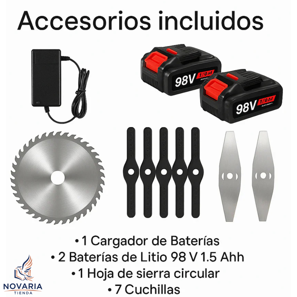 Cortacesped Inalámbrica + 2 baterias 48V 🌿🪚