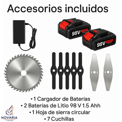 Cortacesped Inalámbrica + 2 baterias 48V 🌿🪚