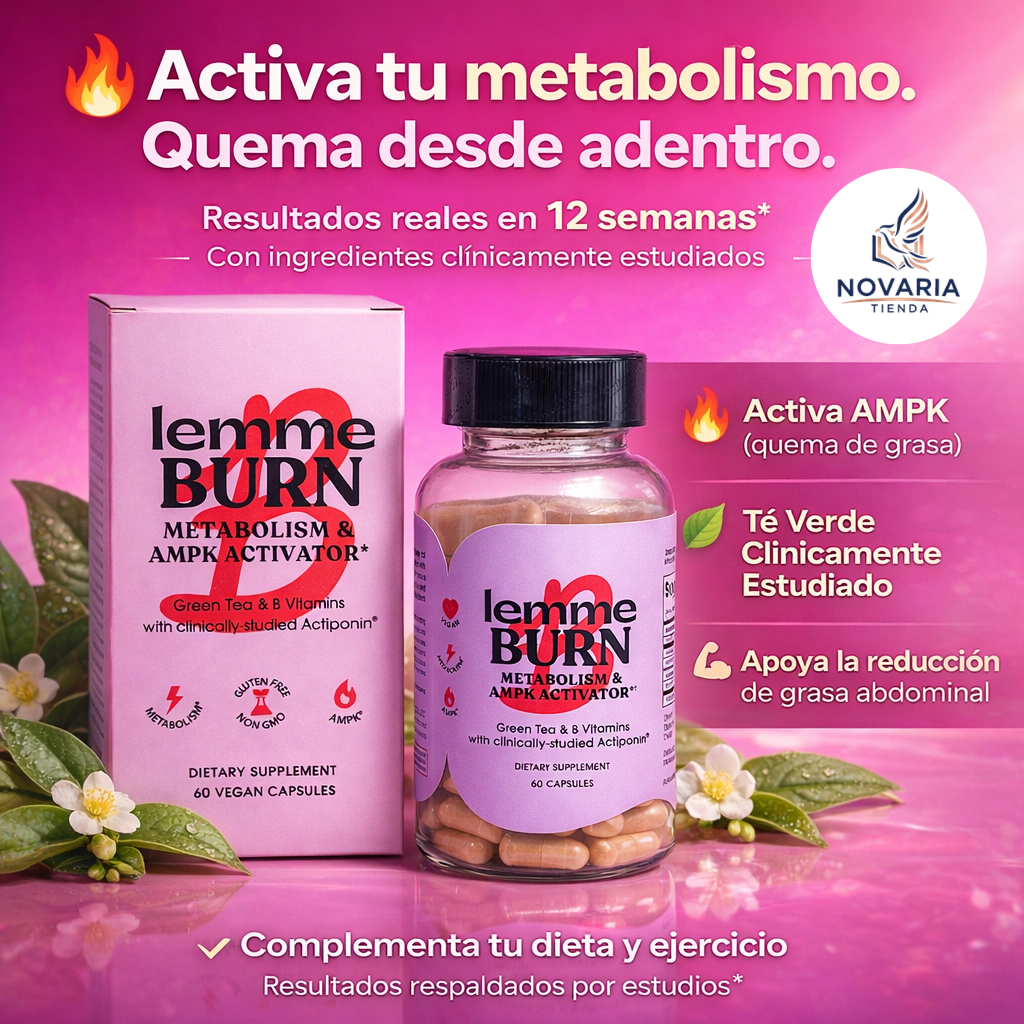 🔥 Lemme Burn™ – Activa tu metabolismo. Transforma tu energía.