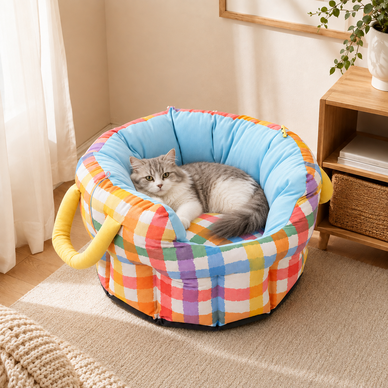 CAMA PORTÁTIL PARA MASCOTAS