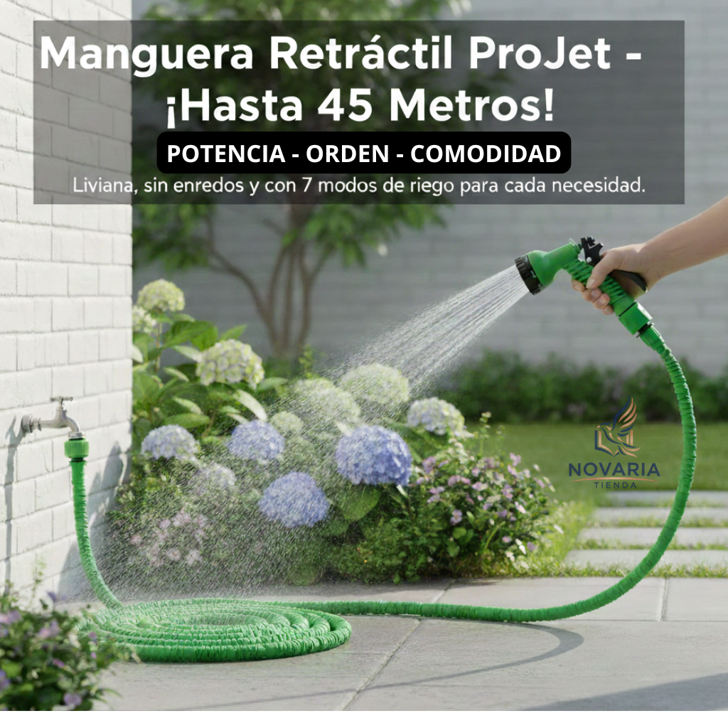 Manguera Expandible-Retráctil  45metros 💧